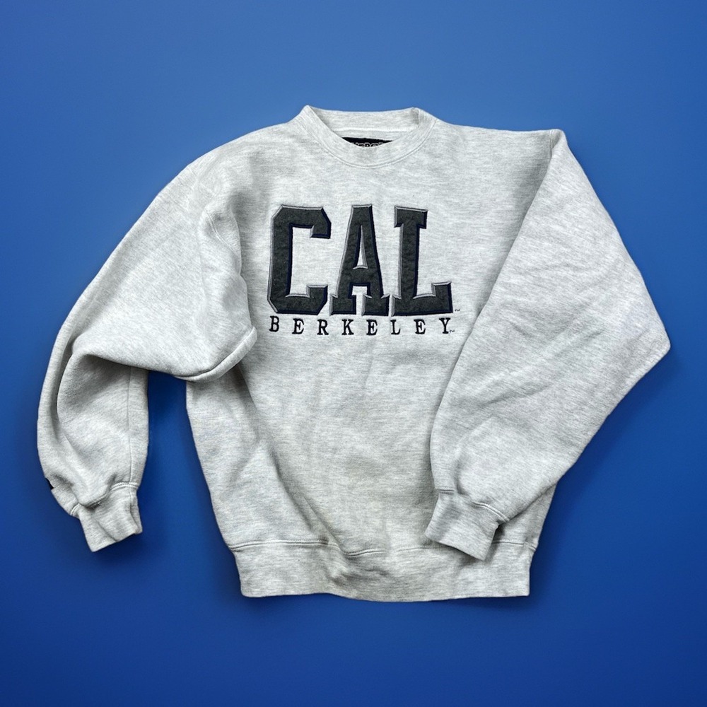 Vintage JanSport Cal Berkley Spellout Crewneck Sweatshirt Men's Small Pullover